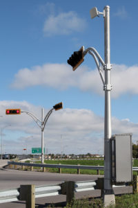 Aluminium frame horizontal traffic signals